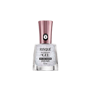 Esmalte Risque Base Diamond Gel Toap Coach Efeito Paete Un