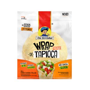 Massa Semipronta Da Terrinha sem Glúten Wrap de Tapioca 150g