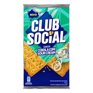 Biscoito Club Social Cebola Sour Cream 141g