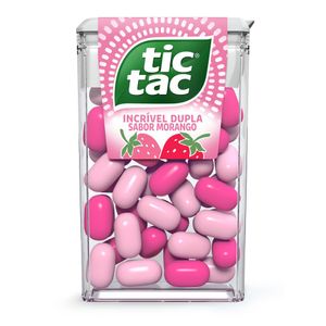 Tic Tac Pastilhas Sabor Morango e Creme 14,5g
