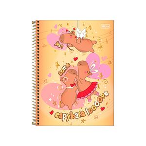 Caderno Universitário Tilibra Capa Dura Capyclub 1 Matéria 80 Folhas un