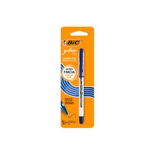 Caneta Bic Gelocity Stic Azul 1un