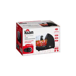 Mini Processador Kian Preto 127v un