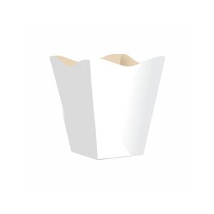 Cachepô Decorativo Vintage Grande Liso Branco 1un