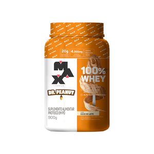 Suplemento Alimentar Max Titanium 100% Whey 20g Proteina + 4,4mgbcaa Doce Leite 900g