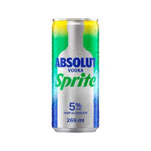 Bebida Absolut Vodka Sprite Lata 269ml