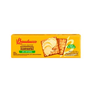 Biscoito Bauducco Fermentação Natural Cream Craker Integral 165g