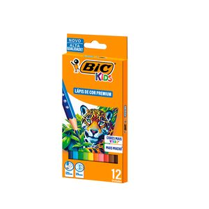 Lápis de Cor Bic Kids Premium com 12 Cores un