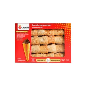 Canudos Crokini Zero Lactose para Rechear 100g