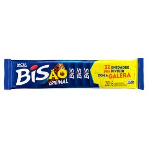 Chocolate Lacta Bisão ao Leite 201,6g