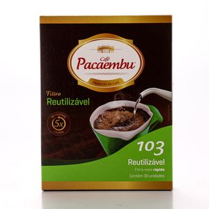 Filtro Reutilizável Pacaembu N.103 com 30Unidades