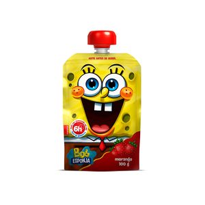 Iogurte Liquido Bob Esponja Pouch Morango 100g