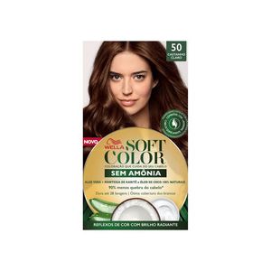 Tintura Soft Color Sem Amonia Castanho Claro N.50  - un