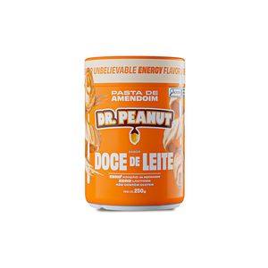 Pasta Amendoim Dr.Peanut Whey  Protein Z. Açucar Doce de Leite 250g