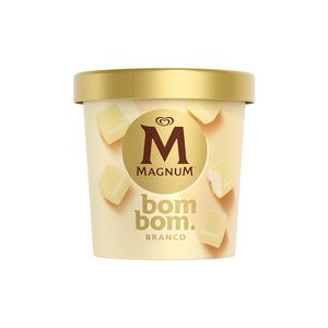 Sorvete Magnum Bombom Branco no Pote 161g
