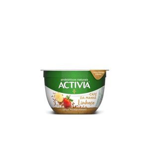 Leite Fermentado Activia Café da Manhã Linhaca 170 g