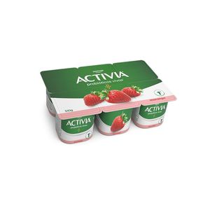 Activia Polpa Morango 510g 6 unidades
