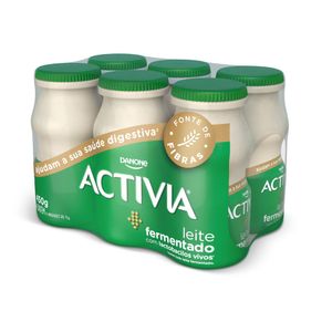 Leite Fermentado Activia 450g pack com 6 unidades