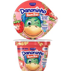 Iogurte Danoninho Bom Dia Morango com Aveia 90g