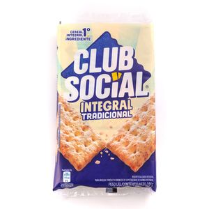 Biscoito Club Social Integral 144g