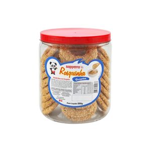 Biscoito Sapporo Rosquinha Zero Lactose Vegano com Gergelim Pote 250g