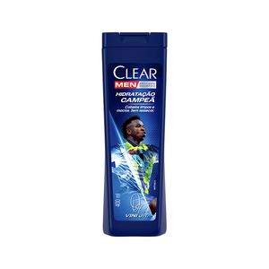 Shampoo para Cabelos Clear Masculino Hidratação Campeã 400ml