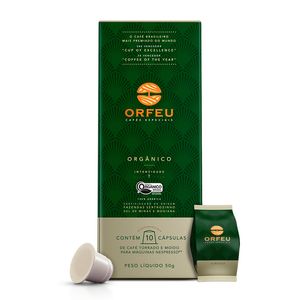 Café Orfeu Orgânico  com 10 Cápsulas 50g