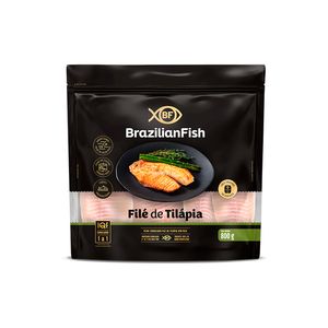 Filé de Tilápia Brazilian Fish Congelado 800g