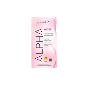 Suplemento Alimentar Pura Vida Alpha Mater com 60 Cápsula un