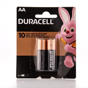 Pilha Duracell Alcalina Pequeno AA2 com 2Unidades