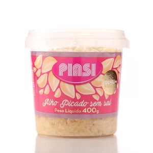 Alho Piasi Premium Picado Picado sem Sal 400g