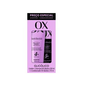 Shampoo 200ml + Condicionador 170ml Ox Glicólico un