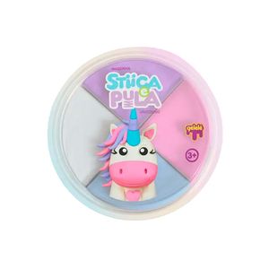 Brinquedo Gelele Massinha Stiica e Pula Unicórnio 20g un