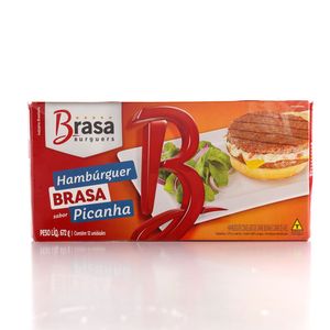 Hamburguer Brasa Bovino Picanha 672g