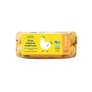 Ovos Caipira Raiar Orgânico Grande c/ 10 Un