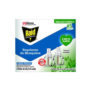Refil Elétrico Raid á Base de Plantas 32,9m com 2un