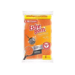 Esponja Bettanin Esfrebom Não Risca 4un