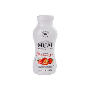 Iogurte Líquido Muai Parcialmente Desnatado Morango 180g