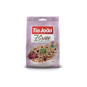 Arroz Tio João 7 Grãos Integrais + Passas 500g
