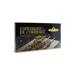 Espetinho de Cordeiro Vila das Carnes Temperado Congelado 500g
