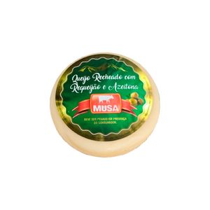 Queijo Mussarela Musa Recheado com Requeijao Azeitona 519g