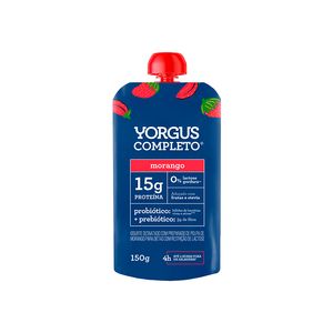 Iogurte Yorgus Completo 15g Proteína Desnat. Morango 150g