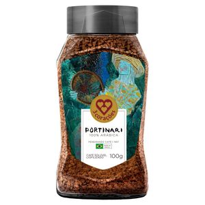 Café 3 Corações Portinari Solúvel Liofilizado Vidro 100g