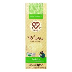 Café Três Corações Gourmet Orgânico C/10 Cápsulas 80g