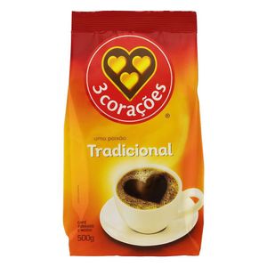 Café 3 Corações Almofada Tradicional 500g