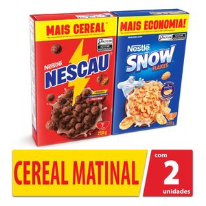 Cereal Matinal NESCAU 210g + Snow Flakes 230g