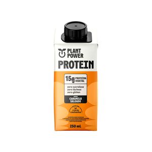 Shake Proteina Banana com Caramelo Salgado Plant Power 250ml