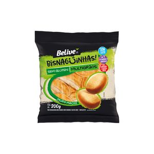 Bisnaguinha Belive sem Glúten sem Leite Multigrãos com Cenoura Batata Doce 200g
