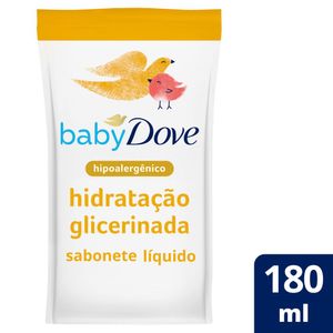 Sabonete Líquido Dove Baby Hidratação Glicerinada Refil 180ml