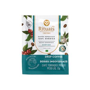Café 3 Corações Rituais Drip Exótico Sachê 1un
